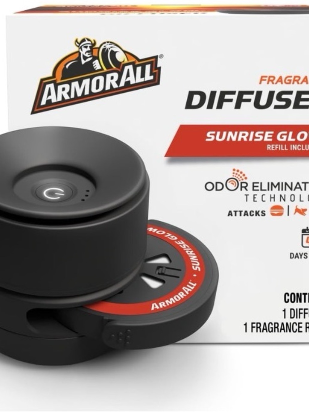Sunrise Glow Black Car Diffuser Air Freshener